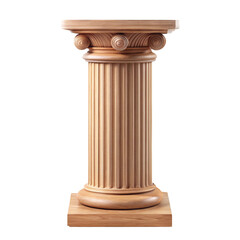 classic column isolated on white