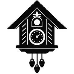 cuckoo  clock vecctor