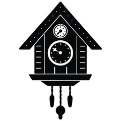 cuckoo  clock vecctor