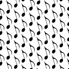 Dynamic Melody: Repeating Eighth Note Music Background Design