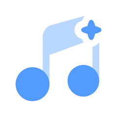 generate music duotone icon