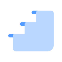 Obraz premium stairs duotone icon