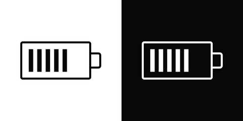 Battery icon Graphic vector set for ui design