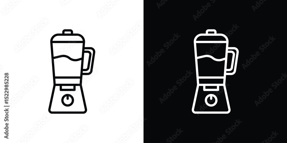 Poster blender icon graphic vector set for ui design