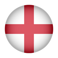 Circular Icon Featuring Diverse European Country Flag England