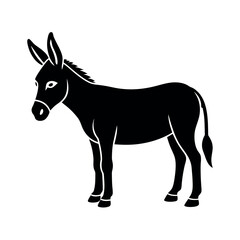 donkey vinyl ready vector illustration