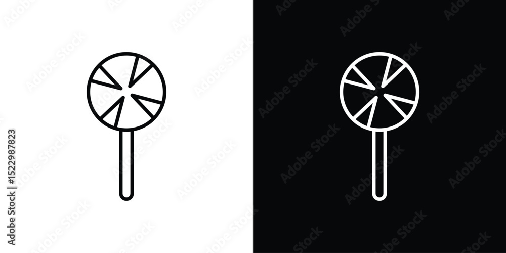 Poster candy icon graphic vector set for ui design