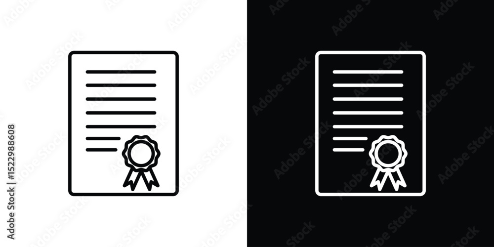Aufkleber certificate icon graphic vector set for ui design