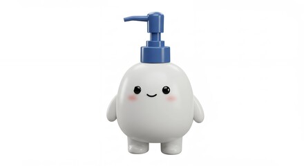 Cute cartoon character soap dispenser