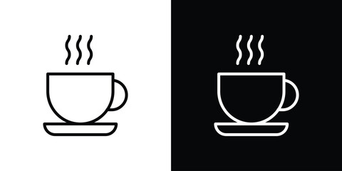Coffee icon Graphic vector set for ui design