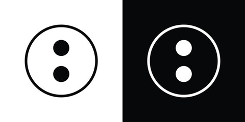 Colon signs Graphic vector set for ui design