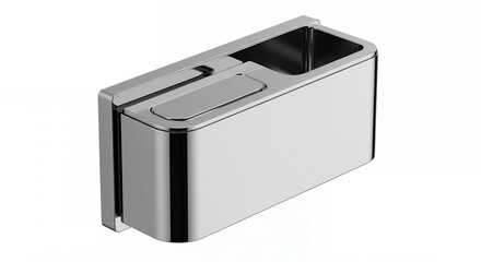 Stainless steel wall mounted shelf