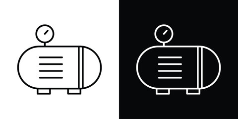Compressor icon Graphic vector set for ui design