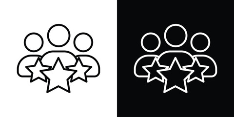 Customer experience icon Graphic vector set for ui design