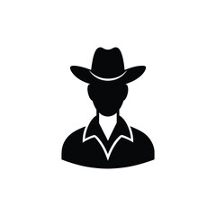 man with cowboy hat