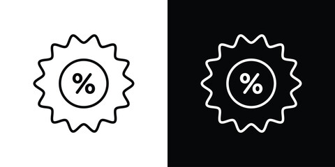 Discount icon Graphic vector set for ui design