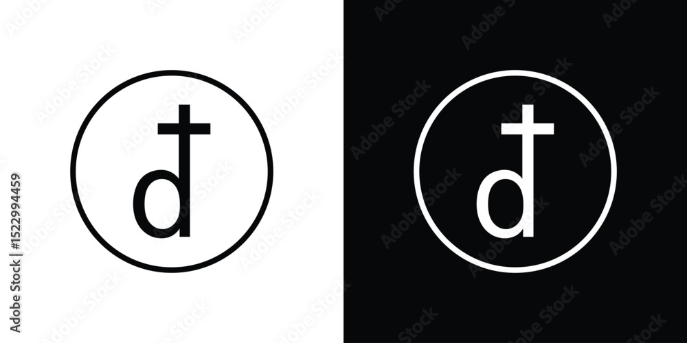 Poster dong icon graphic vector set for ui design