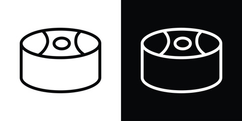 Drum steelpan icon Graphic vector set for ui design