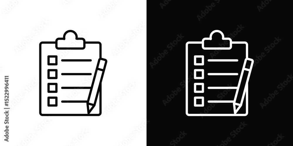 Aufkleber exam icon graphic vector set for ui design