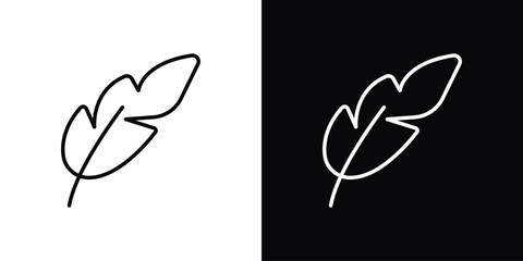 Feather icon Graphic vector set for ui design