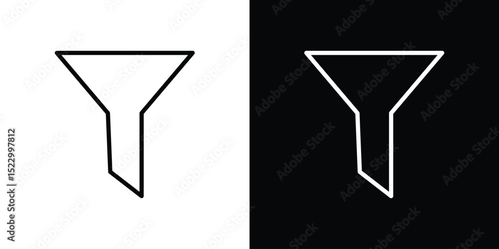 Aufkleber filter icon graphic vector set for ui design