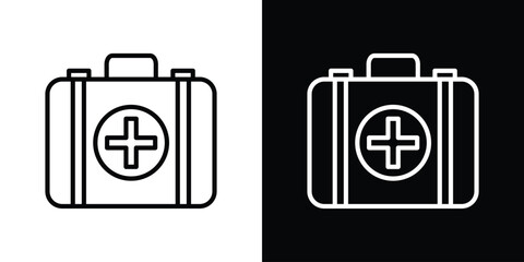 First aid kit icon Graphic vector set for ui design