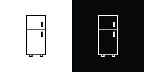 Fridge icon Graphic vector set for ui design