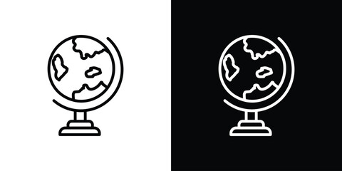 Globe icon Graphic vector set for ui design