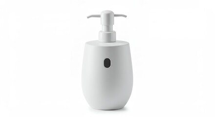 Obraz premium White plastic dispenser bottle