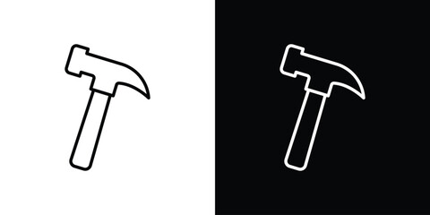 Hammer icon Graphic vector set for ui design