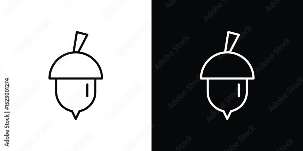 Poster hazelnut icon graphic vector set for ui design
