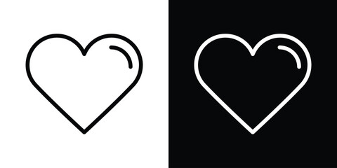 Heart icon Graphic vector set for ui design
