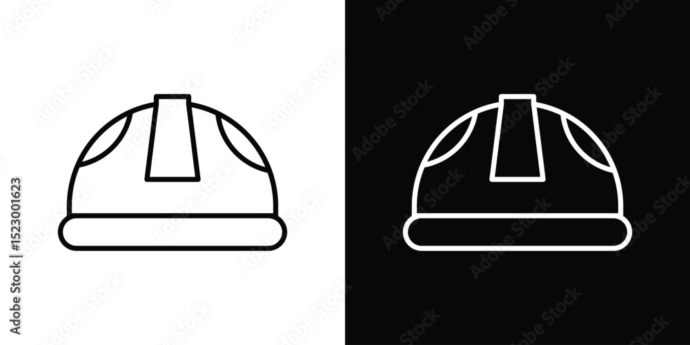 Poster helmet icon graphic vector set for ui design