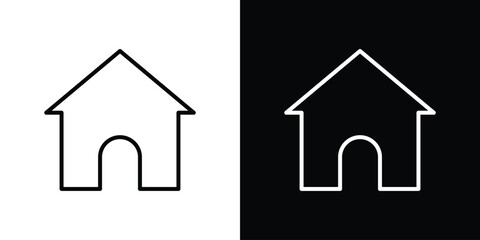 Home icon Graphic vector set for ui design