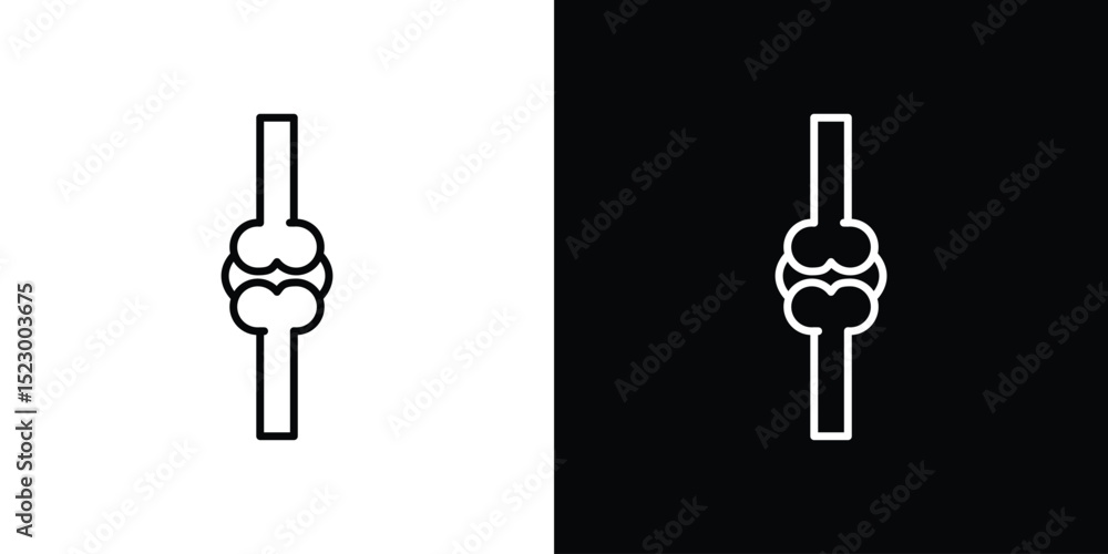 Poster joint icon graphic vector set for ui design