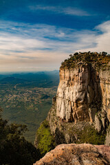 Vertical Cliff Face at Tundavala Gap in Angola