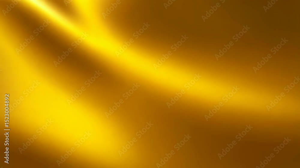 Aufkleber abstract blurred background of gold metallic silk fabric with smooth shiny folds and light highlight