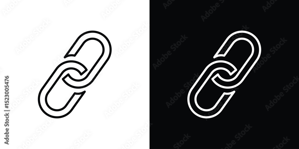 Aufkleber Link icon Graphic vector set for ui design