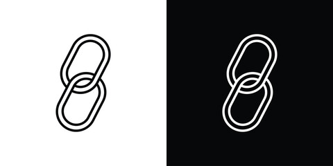 Link icon Graphic vector set for ui design