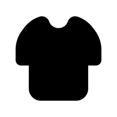 t shirt glyph icon