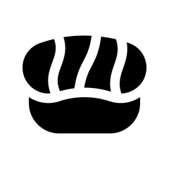 sushi glyph icon