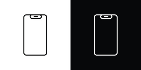 Mobile icon Graphic vector set for ui design