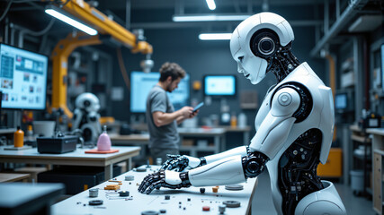 Fototapeta premium Advanced Robotics Laboratory