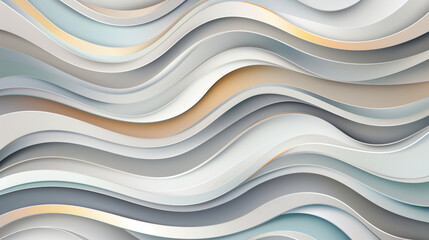 Abstract neutral colors wavy background creating a sense of movement