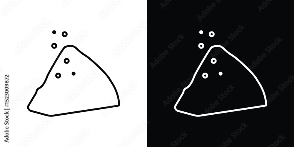 Poster mound icon graphic vector set for ui design
