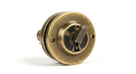 Obraz premium Round brass decorative object
