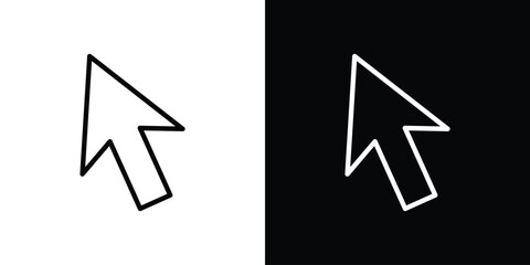 Mouse pointer icon Graphic vector set for ui design