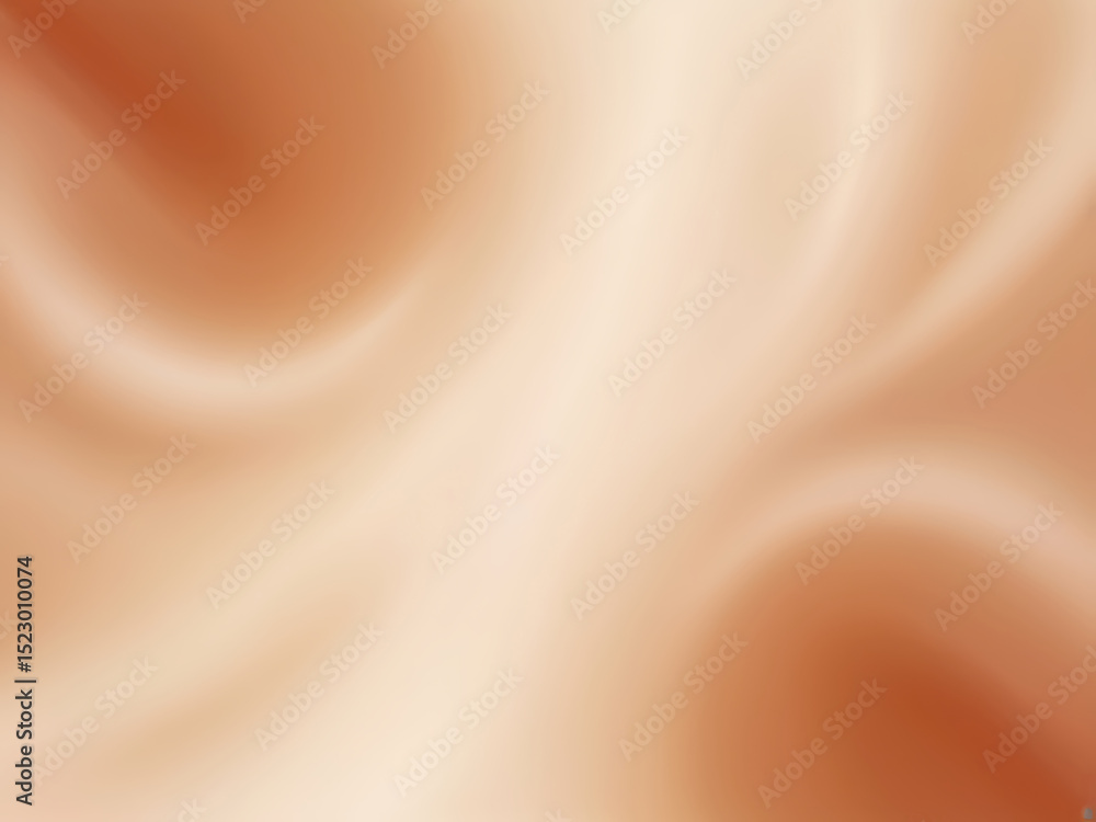 Poster smooth caramel abstract swirl texture background in soft brown gradient style art ai