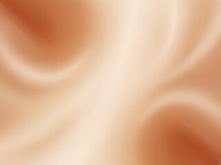 Smooth Caramel Abstract Swirl Texture Background in Soft Brown Gradient Style Art ai