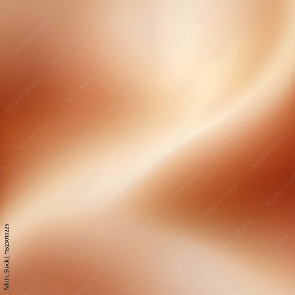 Poster smooth caramel abstract swirl texture background in soft brown gradient style art ai